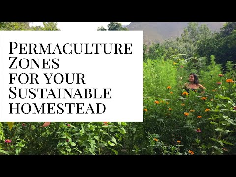 Zones in a permaculture system