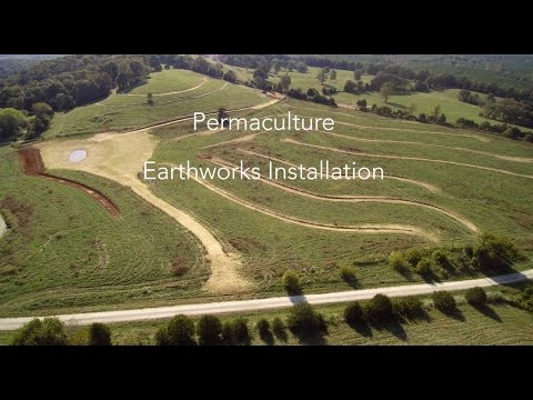 Hawk's Journey Farm Permaculture Earthworks Installation