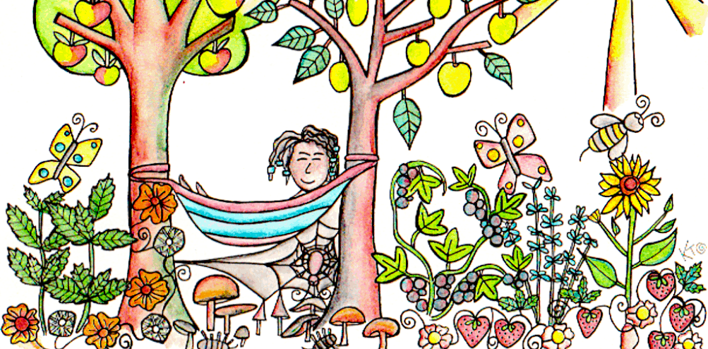 kt shepherd permaculture garden illustration