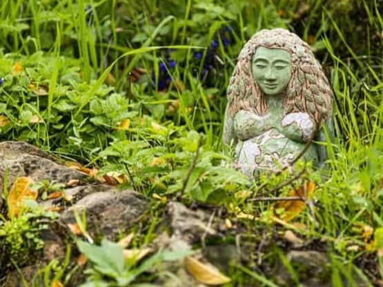 gaia gaia goddess in the garden