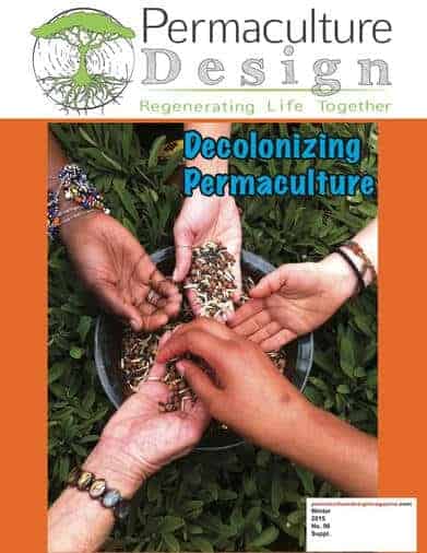 pc design mag 98 sample decolonizing permaculture magazine cover image